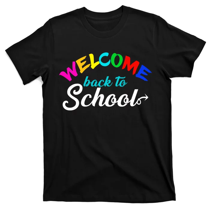 Welcome Back To School Arrow T-shirt - Teehall - Live Creatively