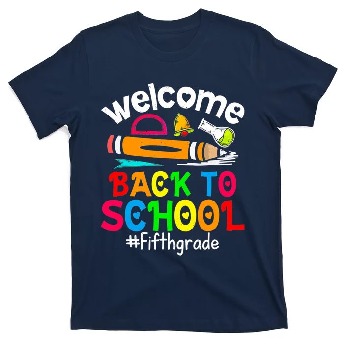 Welcome Back To School Fifth Grade Girls Boys 5th Grade T-Shirt