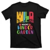Wild About Kindergarten Funny Back To School T-Shirt