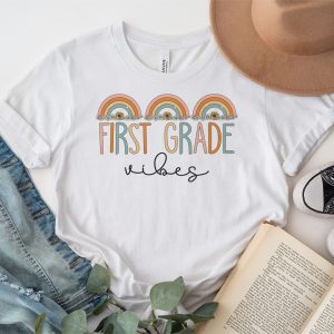 1st Day Of School 1st Grade Vibes Student Teacher Kids T Shirt 3 3