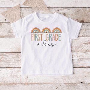 1st Day Of School 1st Grade Vibes Student Teacher Kids T Shirt 4 3