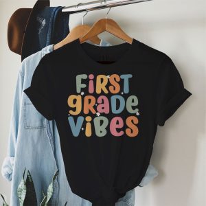 1st Day Of School 1st Grade Vibes Student Teacher Kids T-Shirt