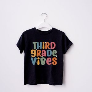 1st Day Of School 3rd Grade Vibes Student Teacher Kids T Shirt 4 1