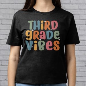 1st Day Of School 3rd Grade Vibes Student Teacher Kids T Shirt 5 1