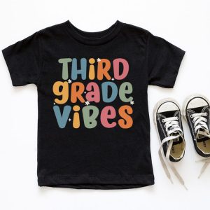 1st Day Of School 3rd Grade Vibes Student Teacher Kids T Shirt 6