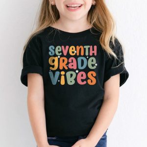 1st Day Of School 7th Grade Vibes Student Teacher Kids T Shirt 2 1