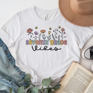 1st Day Of School 7th Grade Vibes Student Teacher Kids T Shirt 3 2