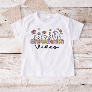 1st Day Of School Kindergarten Grade Vibes Student Teacher Kids T Shirt 4