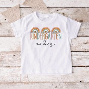 1st Day Of School Kindergarten Vibes Student Teacher Kids T Shirt 4 2