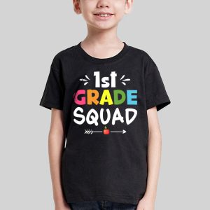 1st Grade Squad First Teacher Student Team Back To School T Shirt 2 2