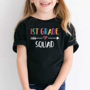 1st Grade Squad First Teacher Student Team Back To School T Shirt 3 1