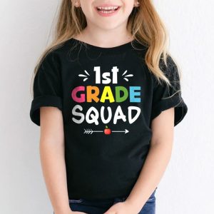 1st Grade Squad First Teacher Student Team Back To School T Shirt 3 2