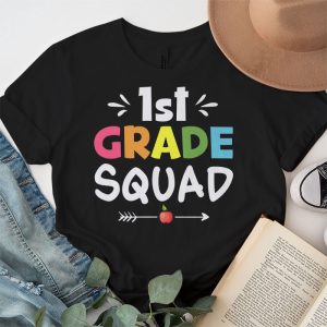 1st Grade Squad First Teacher Student Team Back To School T Shirt 4 2