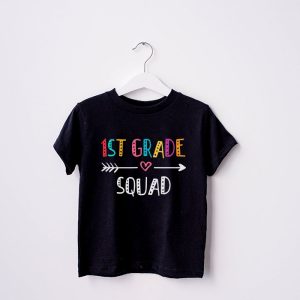 1st Grade Squad First Teacher Student Team Back To School T Shirt 5 1