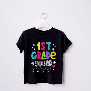 1st Grade Squad First Teacher Student Team Back To School T Shirt 5 3