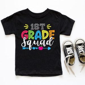 1st Grade Squad First Teacher Student Team Back To School T Shirt 5