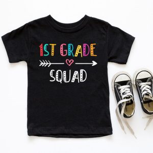 1st Grade Squad First Teacher Student Team Back To School T Shirt 6 1