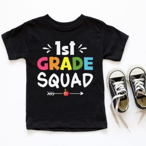 1st Grade Squad First Teacher Student Team Back To School T Shirt 6 2