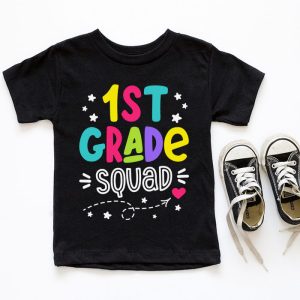 1st Grade Squad First Teacher Student Team Back To School T Shirt 6 3