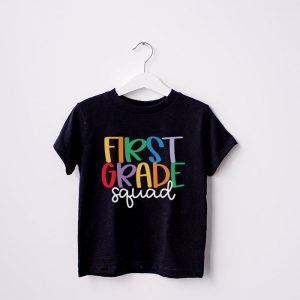 1st Grade Squad First Teacher Student Team Back To School T Shirt a 3