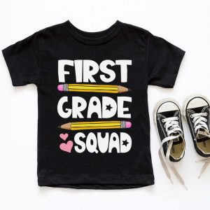 1st Grade Squad First Teacher Student Team Back To School T Shirt b 4