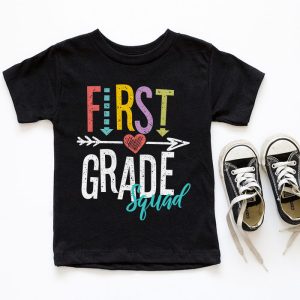 1st Grade Squad First Teacher Student Team Back To School T Shirt c 4