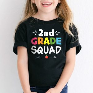 2nd Grade Squad Second Teacher Student Team Back To School T Shirt 3 1