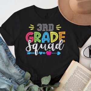 3rd Grade Squad First Teacher Student Team Back To School T Shirt 2