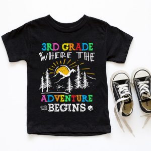 3rd Grade Where The Adventure Begins Back To School Teacher Kids T Shirt 7