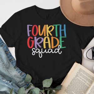 4th Grade Squad First Teacher Student Team Back To School T Shirt a 2