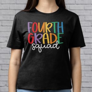 4th Grade Squad First Teacher Student Team Back To School T Shirt a 4