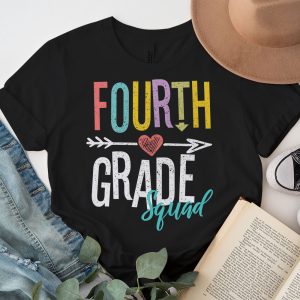 4th Grade Squad First Teacher Student Team Back To School T Shirt c 2