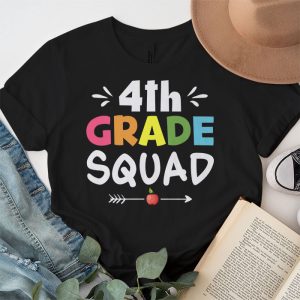 4th Grade Squad Fourth Teacher Student Team Back To School T Shirt 2 1