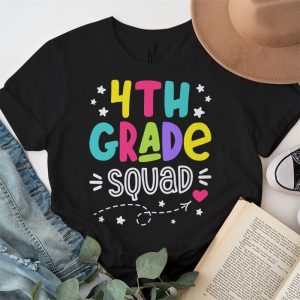 4th Grade Squad Fourth Teacher Student Team Back To School T Shirt 2 2