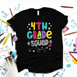 4th Grade Squad Fourth Teacher Student Team Back To School T Shirt 3 2