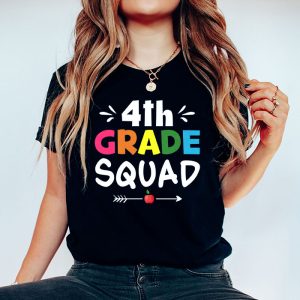 4th Grade Squad Fourth Teacher Student Team Back To School T Shirt 4 1