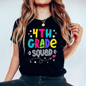 4th Grade Squad Fourth Teacher Student Team Back To School T Shirt 4 2