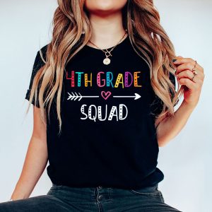 4th Grade Squad Fourth Teacher Student Team Back To School T Shirt 4