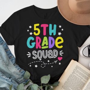 5th Grade Squad Fifth Teacher Student Team Back To School T Shirt 2 2