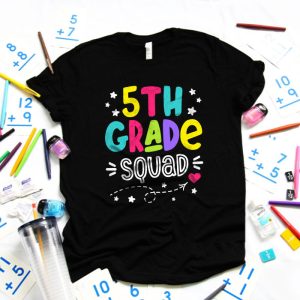 5th Grade Squad Fifth Teacher Student Team Back To School T Shirt 3 2