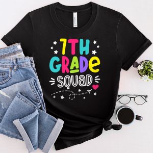 7th Grade Squad Seventh Teacher Student Team Back To School T-Shirt