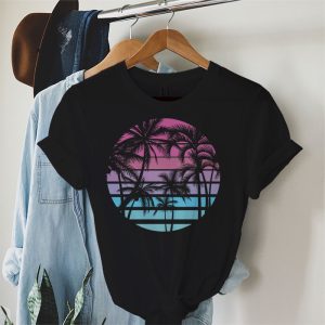 90's Retro Palm Tree Japanese Otaku Aesthetic Vaporwave Art T-Shirt