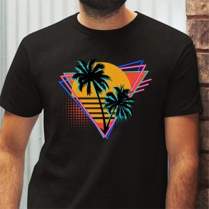 90s Retro Palm Tree Japanese Otaku Aesthetic Vaporwave Art T Shirt 4 2