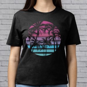 90s Retro Palm Tree Japanese Otaku Aesthetic Vaporwave Art T Shirt 5