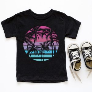 90s Retro Palm Tree Japanese Otaku Aesthetic Vaporwave Art T Shirt 6