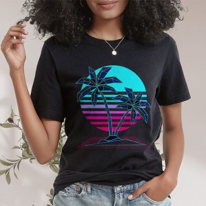 Anime Graphic Tees 90’s Retro Palm Tree Japanese Otaku Art T-Shirt 2