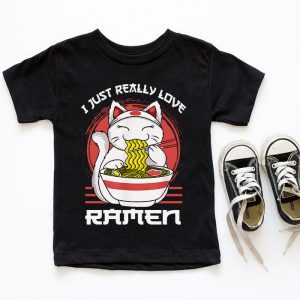 Anime Cat Kawaii Shirt Love Ramen Japanese Noodles Cat T Shirt 4 1