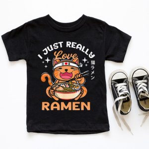 Anime Cat Kawaii Shirt Love Ramen Japanese Noodles Cat T Shirt 5 1