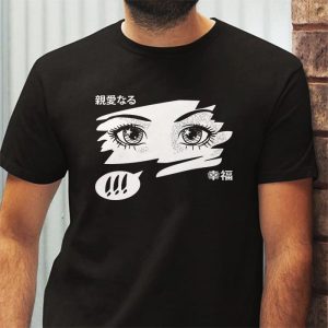 Anime Girl Eyes Japan Culture Art Japanese Aesthetic T Shirt 4 1