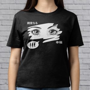 Anime Girl Eyes Japan Culture Art Japanese Aesthetic T Shirt 5 1